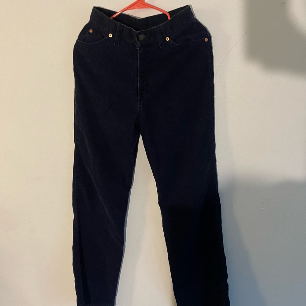 Classic vintage navy blue LEVIS Corduroy Pants